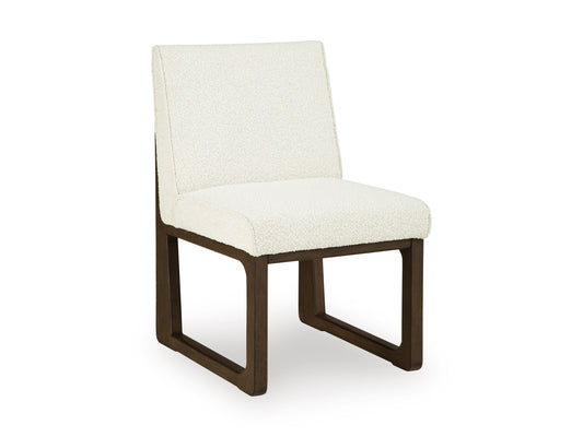 Darimore Dining Chair;Off White/Brown