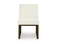 Darimore Dining Chair;Off White/Brown