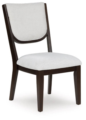 Breckington Dining UPH Side Chair; Dark Brown
