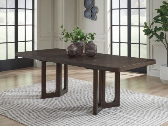 Breckington RECT Dining Room EXT Table; Dark Brown