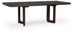 Breckington RECT Dining Room EXT Table; Dark Brown