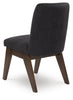 Kendamor Dining Chair; Dark Brown