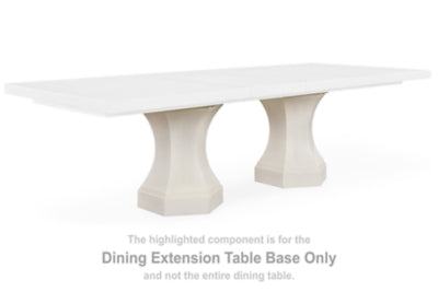 Jorlaina Dining Extension Table;Light Grayish Brown