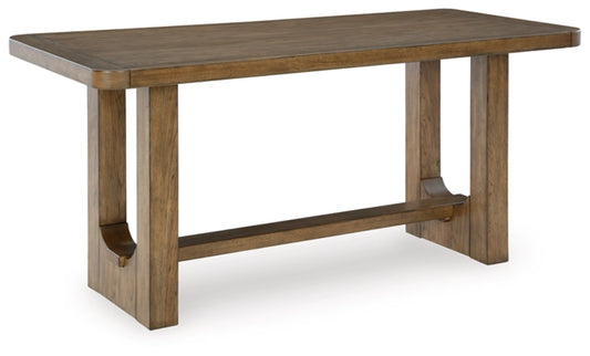 Cabalynn RECT Dining Room Counter Table; Light Brown