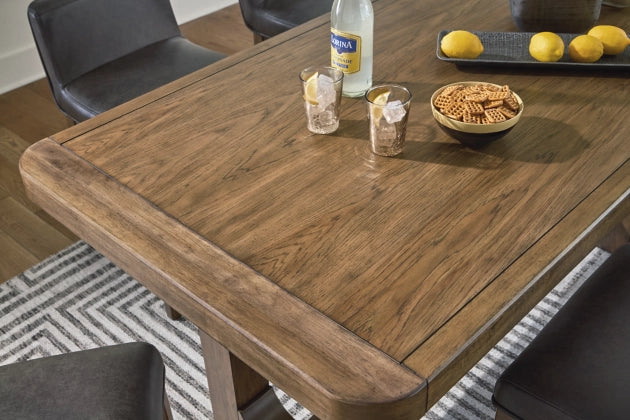 Cabalynn RECT Dining Room Counter Table; Light Brown