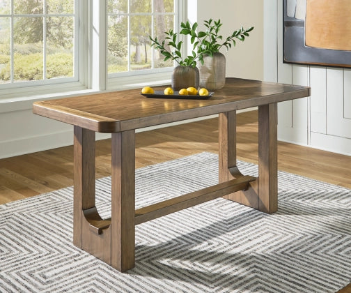 Cabalynn RECT Dining Room Counter Table; Light Brown