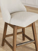 Cabalynn Upholstered Barstool; Oatmeal/Light Brown