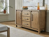 Cabalynn Dining Room Server;Light Brown