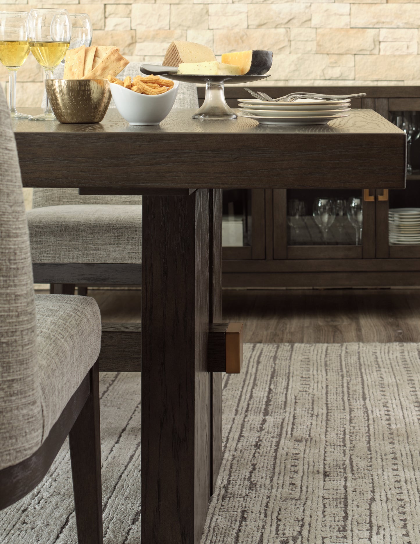 Burkhaus Dining Extension Table - Ashley Furniture - Brunei