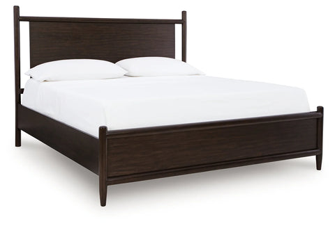 Dantenton Merlot King Panel Bed;Merlot
