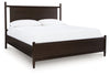 Dantenton Merlot King Panel Bed;Merlot