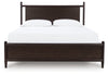 Dantenton Merlot King Panel Bed;Merlot