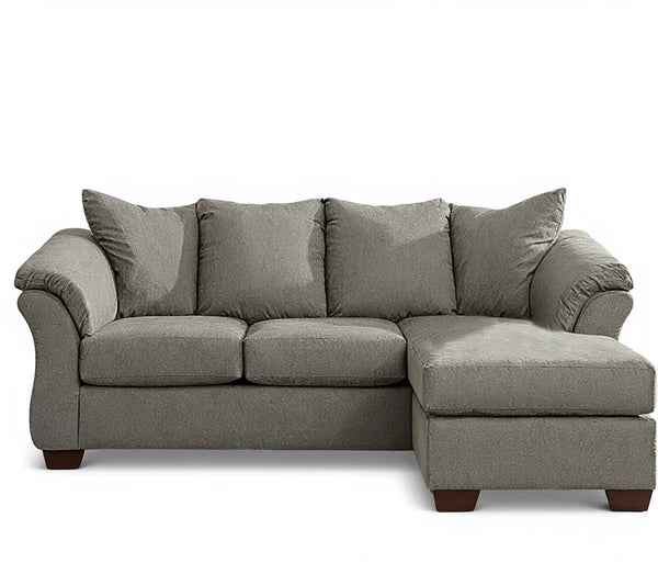Darcy Sofa Chaise;charcoal