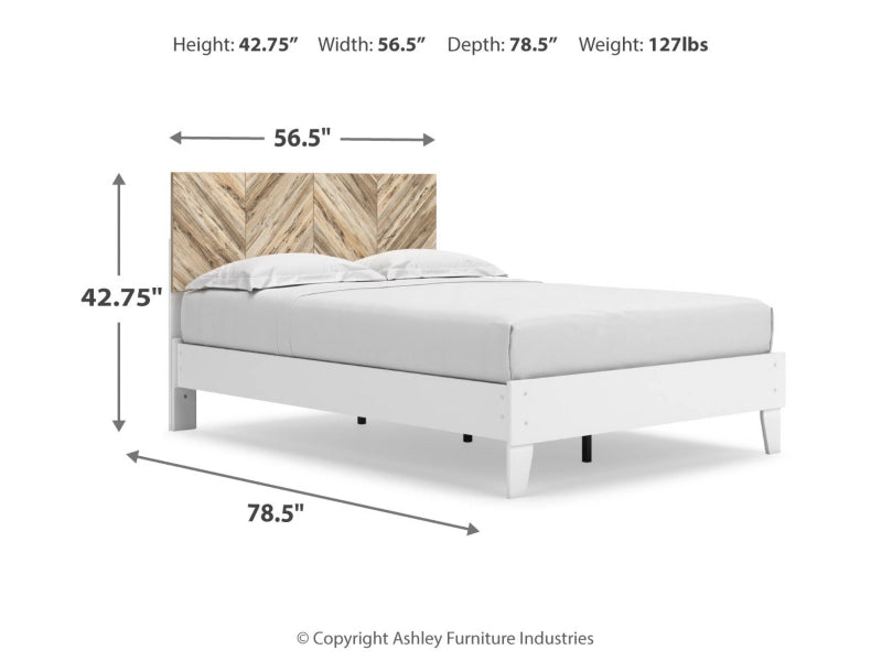 Piperton Queen Full Panel Platform Bed