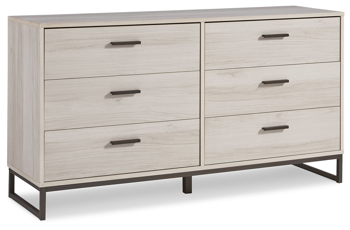 Socalle Queen Platform Bed with Chest of Drawers, Dresser, and Nightstand
