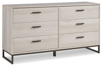 Socalle Queen Platform Bed with Chest of Drawers, Dresser, and Nightstand