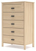 Cabinella Five Drawer Chest;Tan