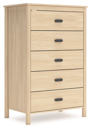 Cabinella Five Drawer Chest;Tan