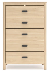 Cabinella Five Drawer Chest;Tan