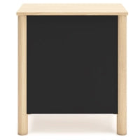 Cabinella Two Drawer Night Stand;Tan
