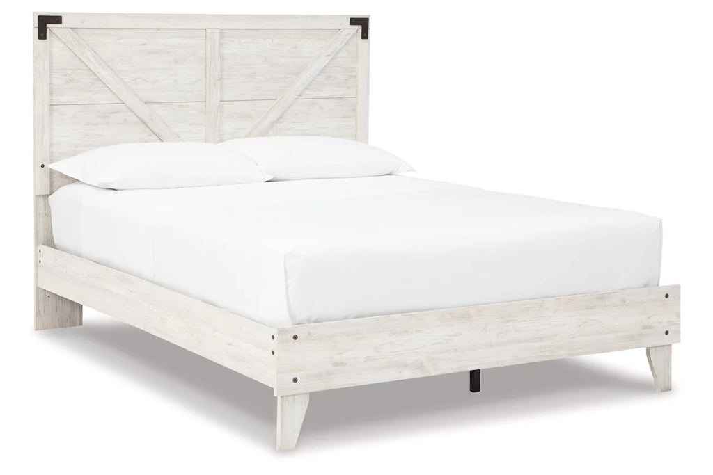 Shawburn Queen Crossbuck Panel Platform Bed