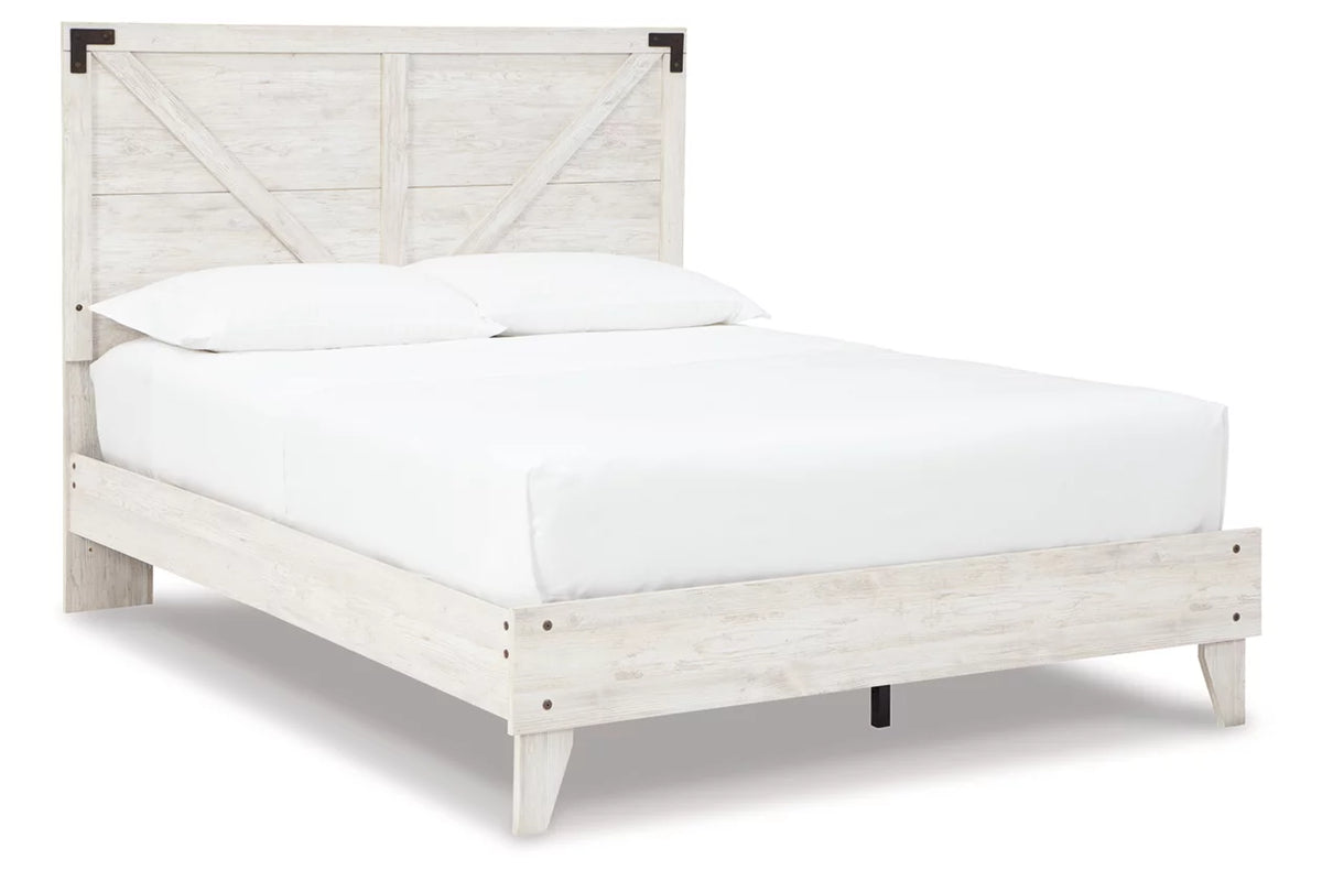 Shawburn Full Platform Bed with Dresser, Chest and Nightstand