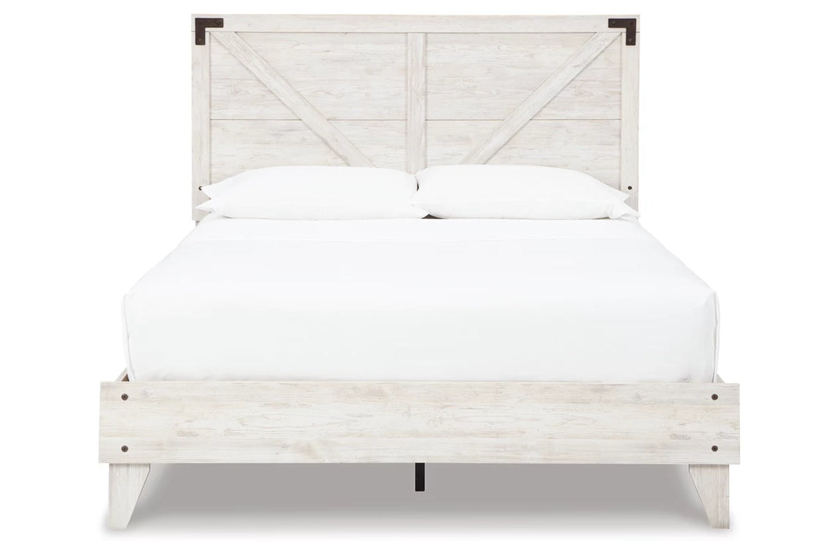 Shawburn Queen Crossbuck Panel Platform Bed