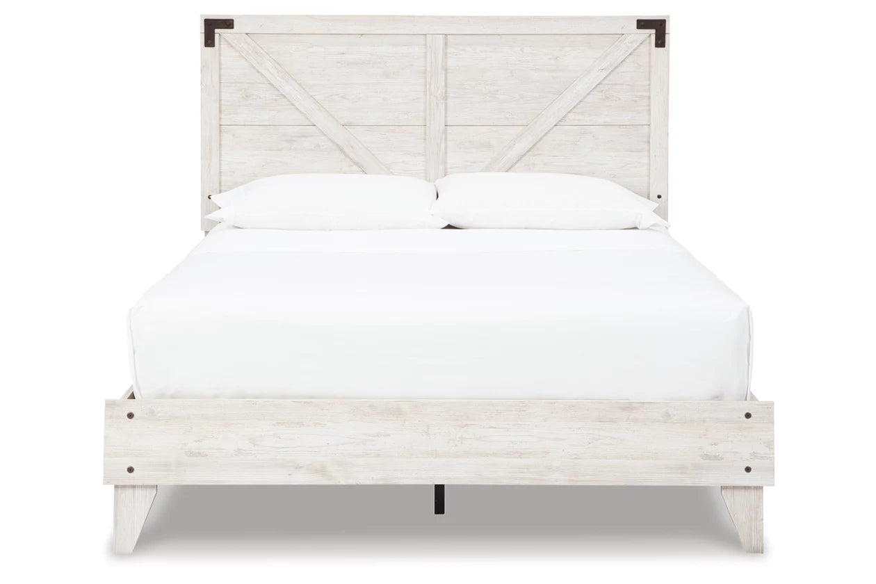 Shawburn Queen Crossbuck Panel Platform Bed