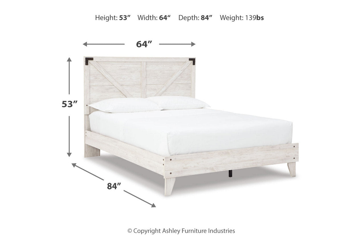 Shawburn Queen Crossbuck Panel Platform Bed