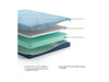 M20441US King Matteress Peak 2.0 8 Memory Foam;Light Blue