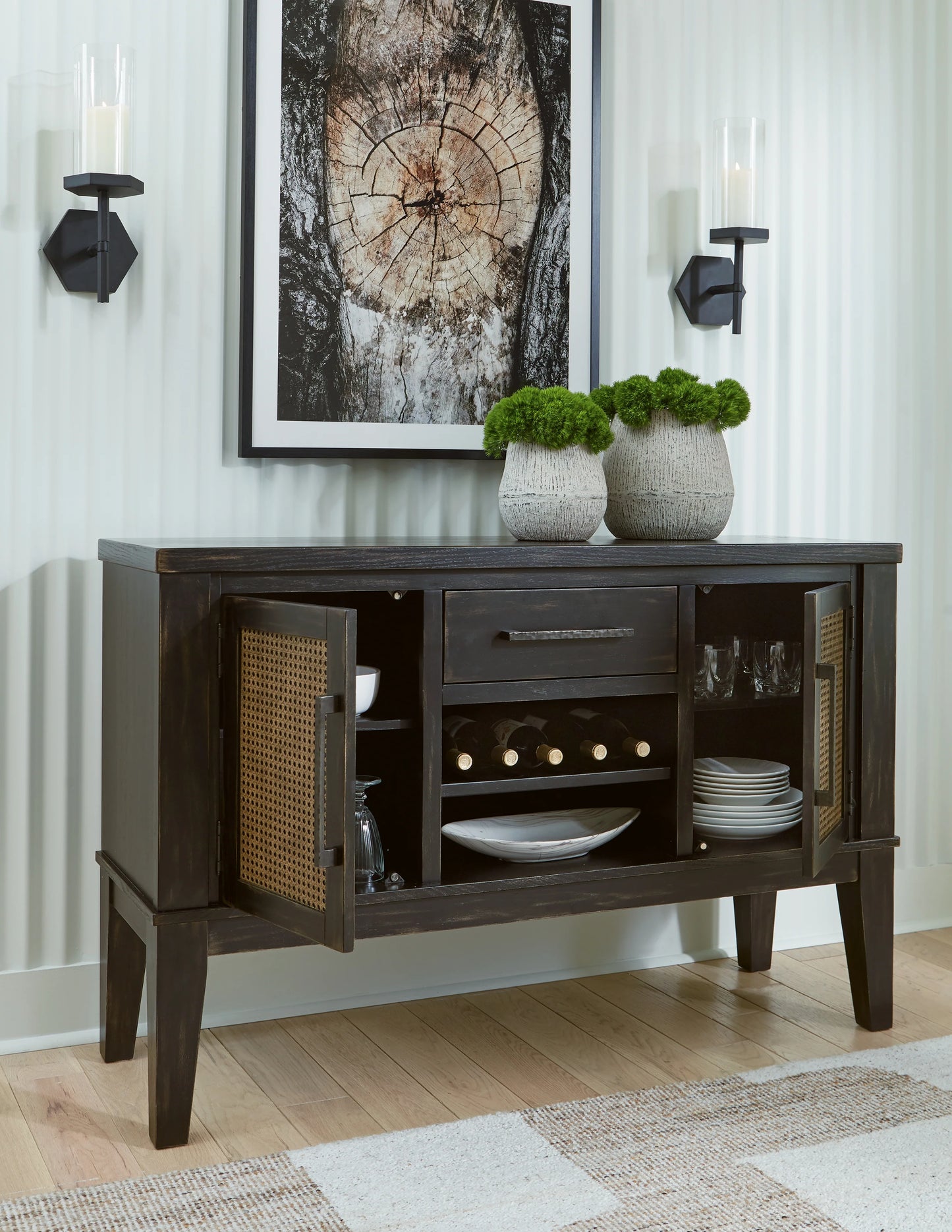 Galliden Dining Room Server;Black