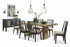 Galliden 6-Piece Dining Set;Light Brown/black