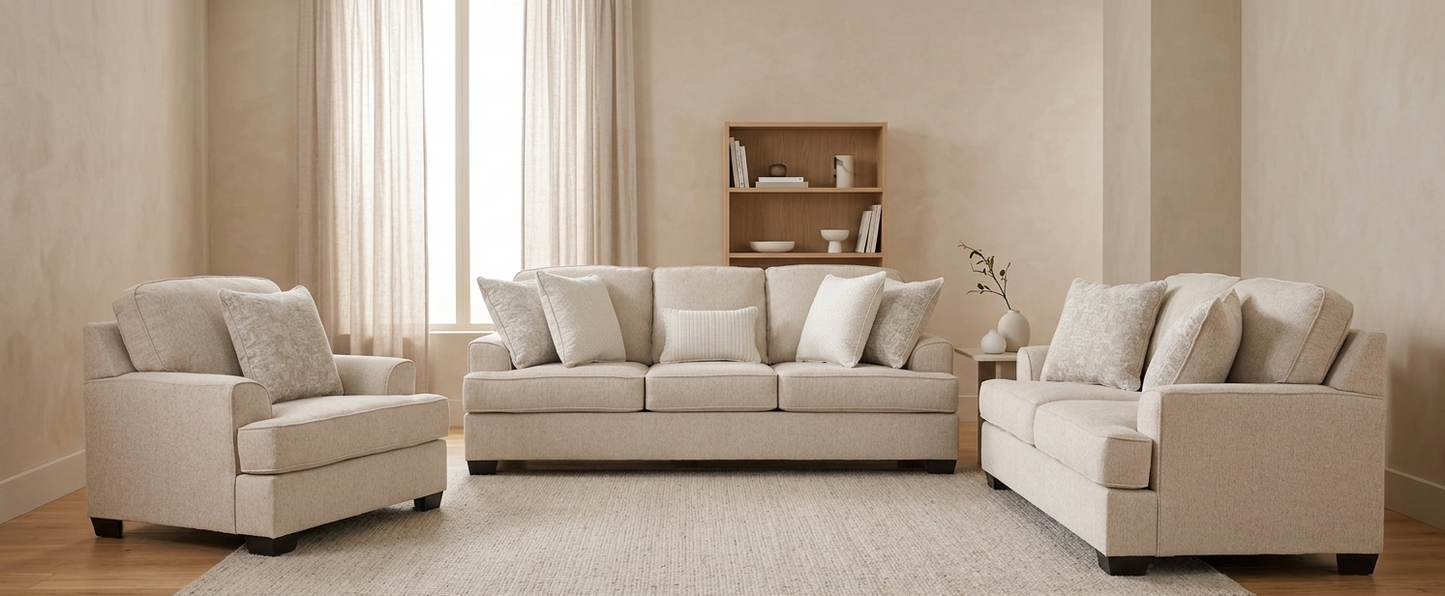 Heartcort Extra Large sofa set;Linen
