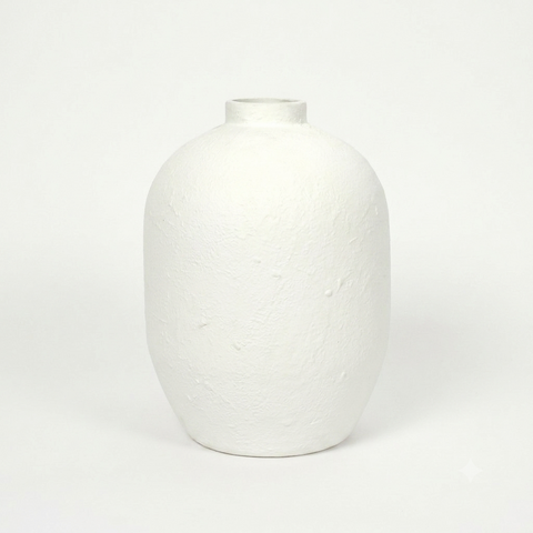Vase(L);White