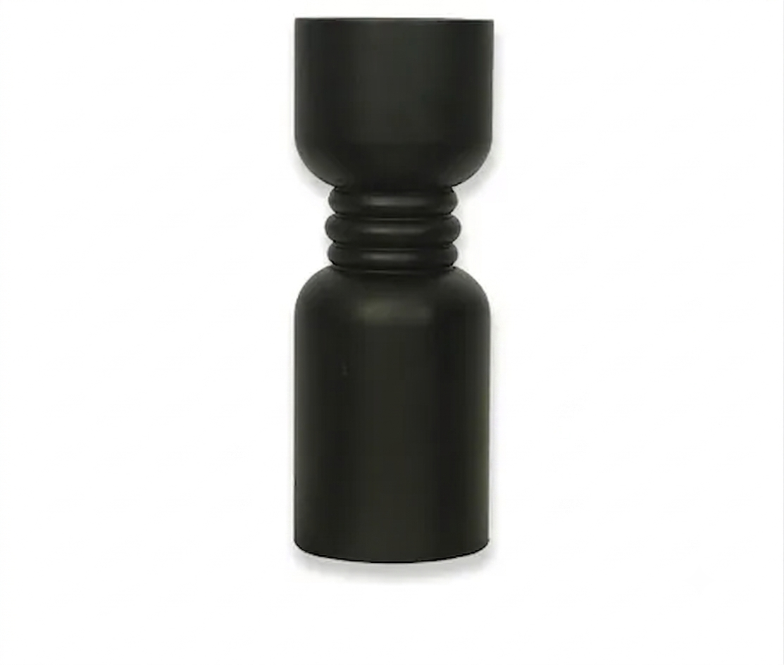 Candle Holder (M)-Candle Holder Set;Black