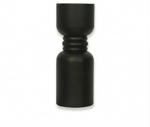 Candle Holder(L)-Candle Holder Set;Black
