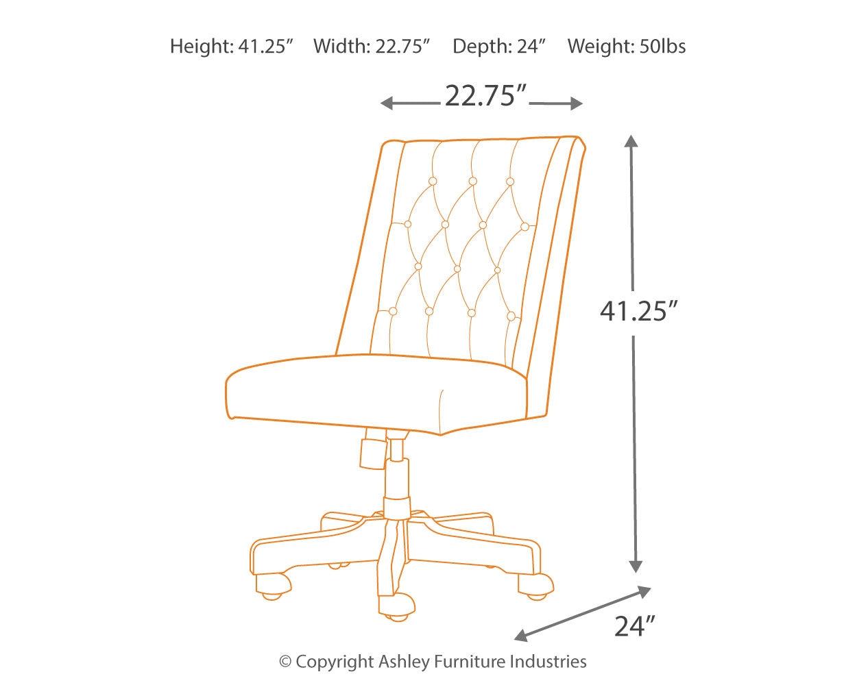 Office Chair Program Home Office Desk Chair - Ashley Furniture - Brunei