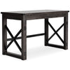Freedan Home Office Desk; Grayish Brown