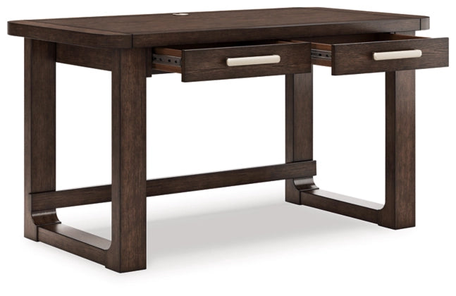 Breckington Home Office Desk; Darkbrown