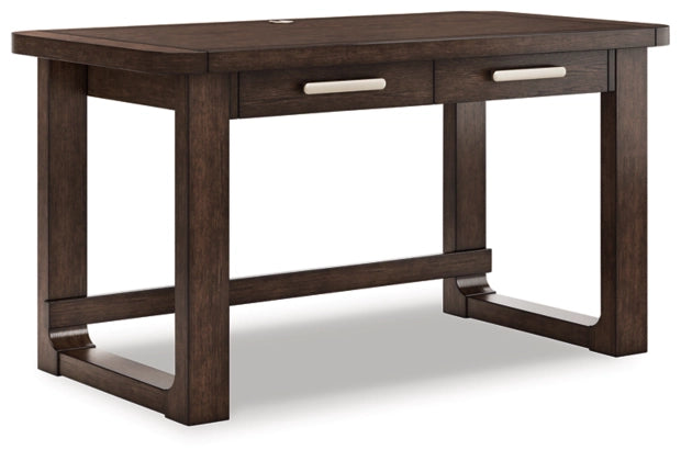 Breckington Home Office Desk; Darkbrown