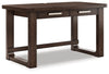 Breckington Home Office Desk; Darkbrown