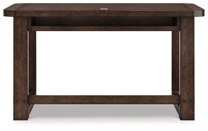 Breckington Home Office Desk; Darkbrown