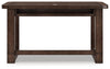 Breckington Home Office Desk; Darkbrown