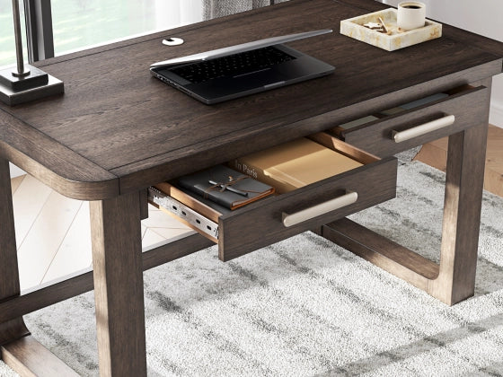 Breckington Home Office Desk; Darkbrown