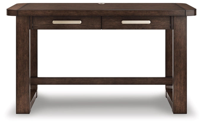 Breckington Home Office Desk; Darkbrown