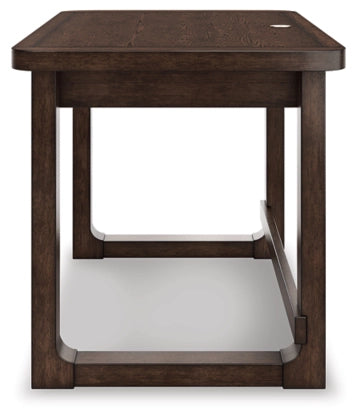 Breckington Home Office Desk; Darkbrown