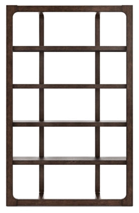 Breckington Bookcase; Dark Brown