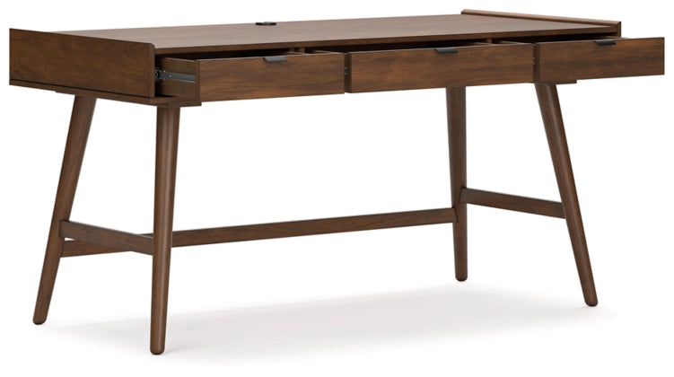 Lyncott Home Office Desk;Brown