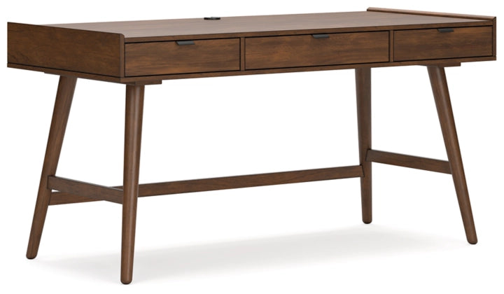 Lyncott Home Office Desk;Brown