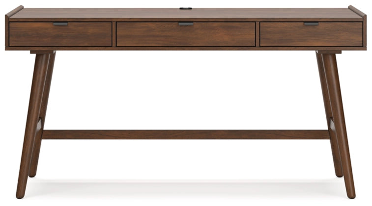 Lyncott Home Office Desk;Brown